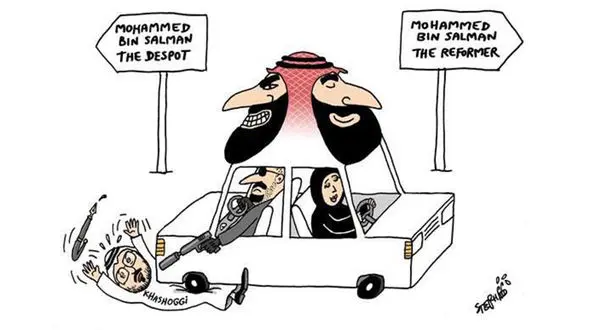  دو چهره متفاوت بن سلمان!