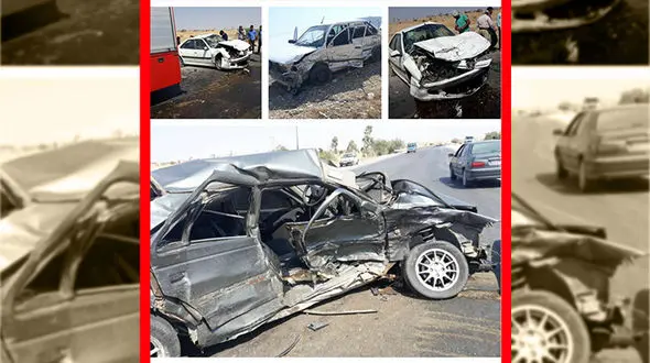 تصادف در جاده دزفول شوشتر پنج مصدوم بر جا گذاشت