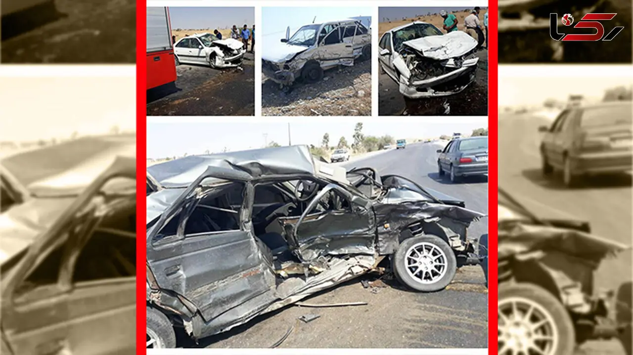 تصادف در جاده دزفول شوشتر پنج مصدوم بر جا گذاشت