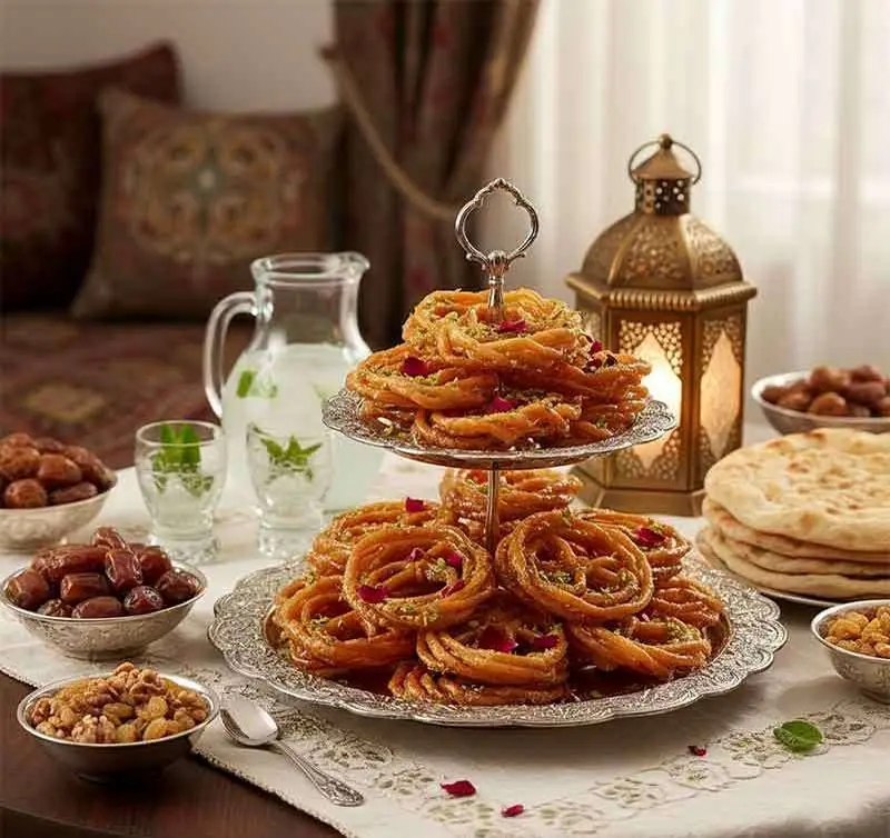 تزیین سفره افطار برای مهمانی ؛ ایده هایی نو برای تزیین میز افطار در مهمانی های مجلل