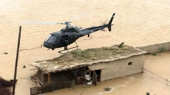 سد بزرگ ازبکستان شکست / همه خانه ها را آب برد + عکس های هوایی