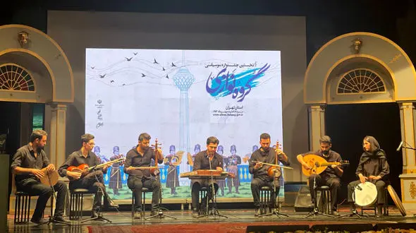 برگزاری آیین اختتامیه نخستین جشنواره گروه‌ نوازی موسیقی استان تهران + عکس و فیلم