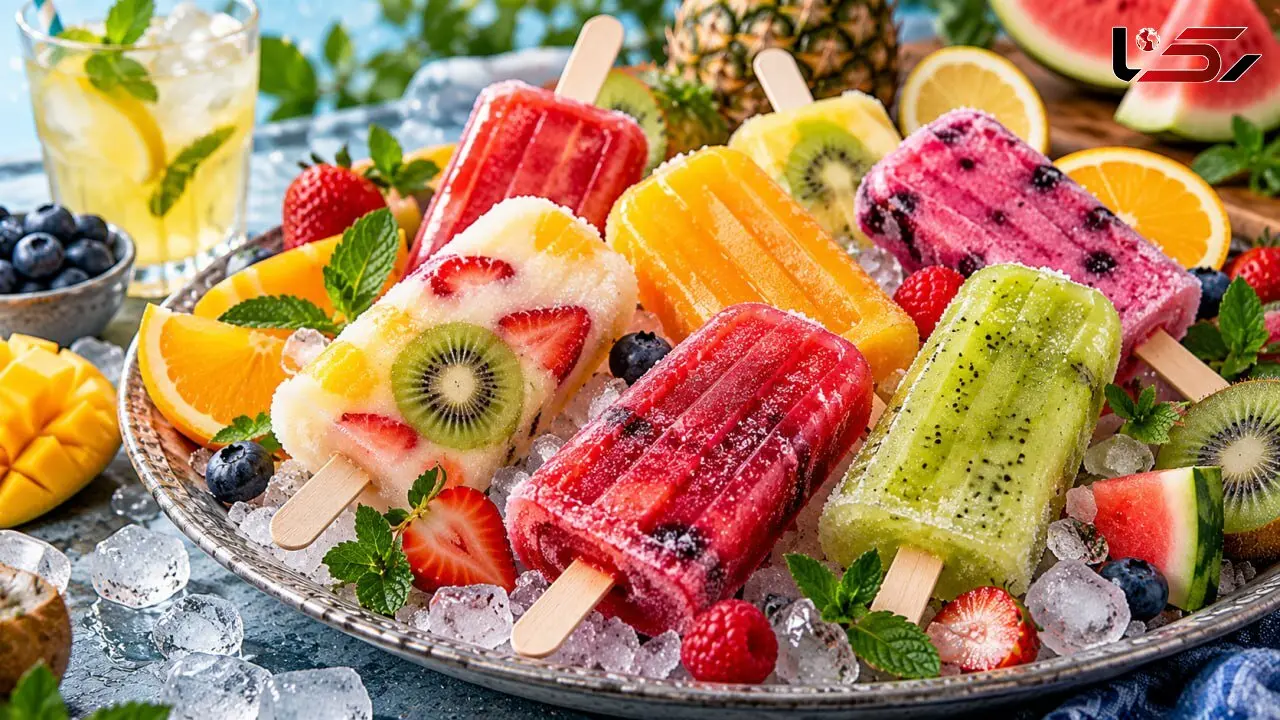 آموزش درست کردن یخ رنگی برای شربت و نوشیدنی