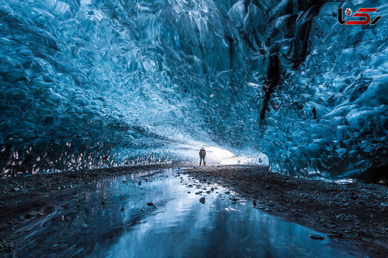 عجیب ترین غارهای یخی را ببینید + فیلم و تصاویر