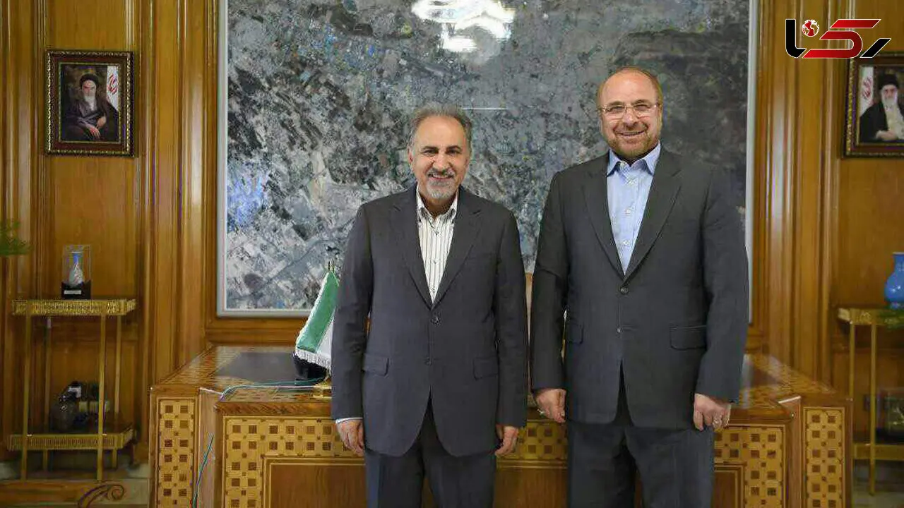 دیدار شهردار جدید تهران با قالیباف