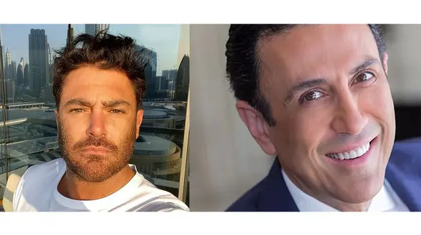 زاویه فک گلزار نزد دکتر ایرانی کیم کارداشیان + عکس ها