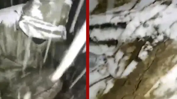 شرایط  باورنکردنی مرزبانان در روزهای برفی + فیلم 