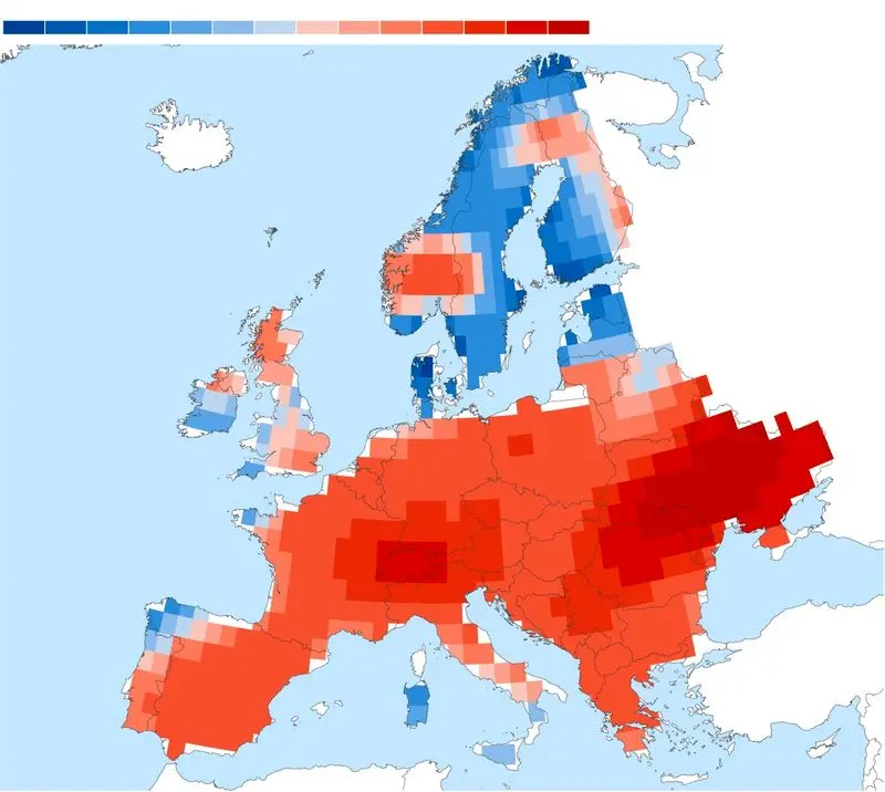 Europe’s water reserves drying up