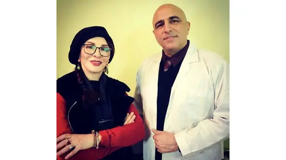  پزشک معالج افسانه بایگان + عکس
