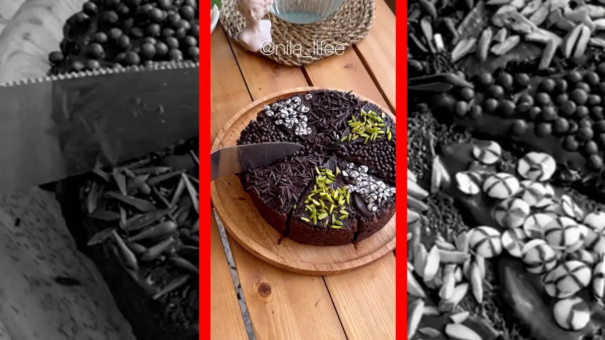 فیلم طرز تهیه کیک شکلاتی خیس حرفه‌ای