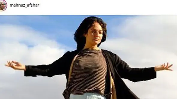 عکس خاص از خوشگذرانی مهناز افشار در کویر