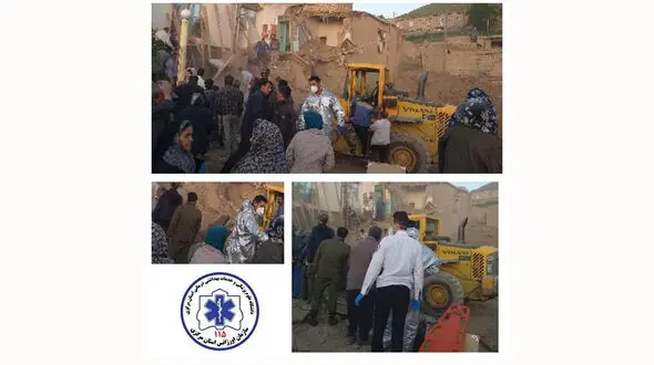 عکس های دردناک از مرگ 2 برادر و فرزند شهید در استان مرکزی