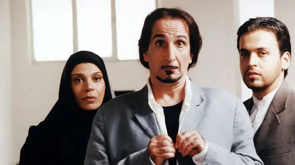 فیلم آوازخوانی باشکوه فرهاد آئیش در کنار گوهر خیراندیش با رقص دیدنی رامبد جوان / 20 سال پیش!