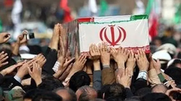 شهید محمد نیرومند مرادی در حاجی آباد به خاک سپرده شد