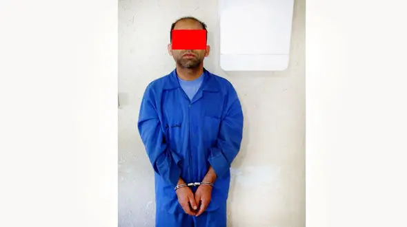 9 بار رهایی از اعدام مرد کثیفی که به دختر فامیل هم رحم نکرد+عکس متهم در آبادان