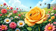 قصه کوتاه از باغ گل‌ها و داستان 2 مگس دوست‌داشتنی