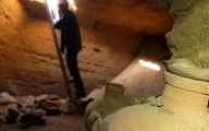 کشف غار قیمتی پلمب شده در فلسطین + عکس