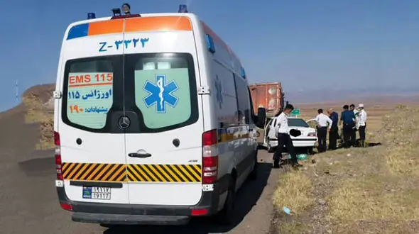تصادف زنجیره‌ای در محور مرند _ صوفیان  / مصدومان به بیمارستان  منتقل شدند