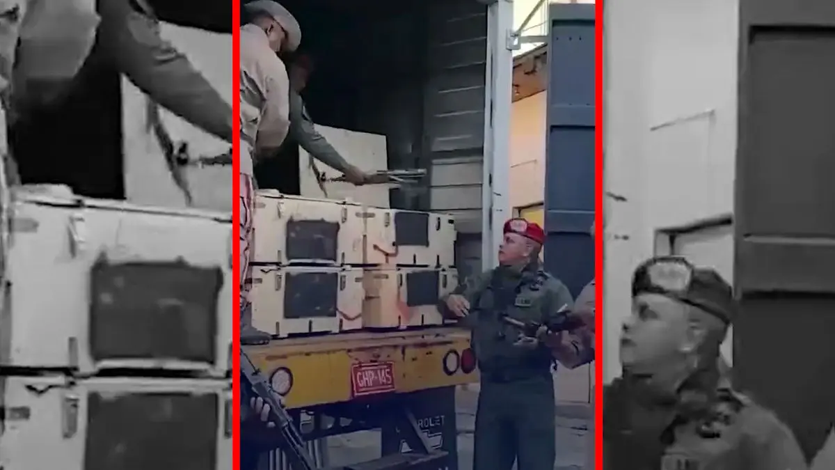 فیلم توزیع سلاح میان مردم ونزوئلا