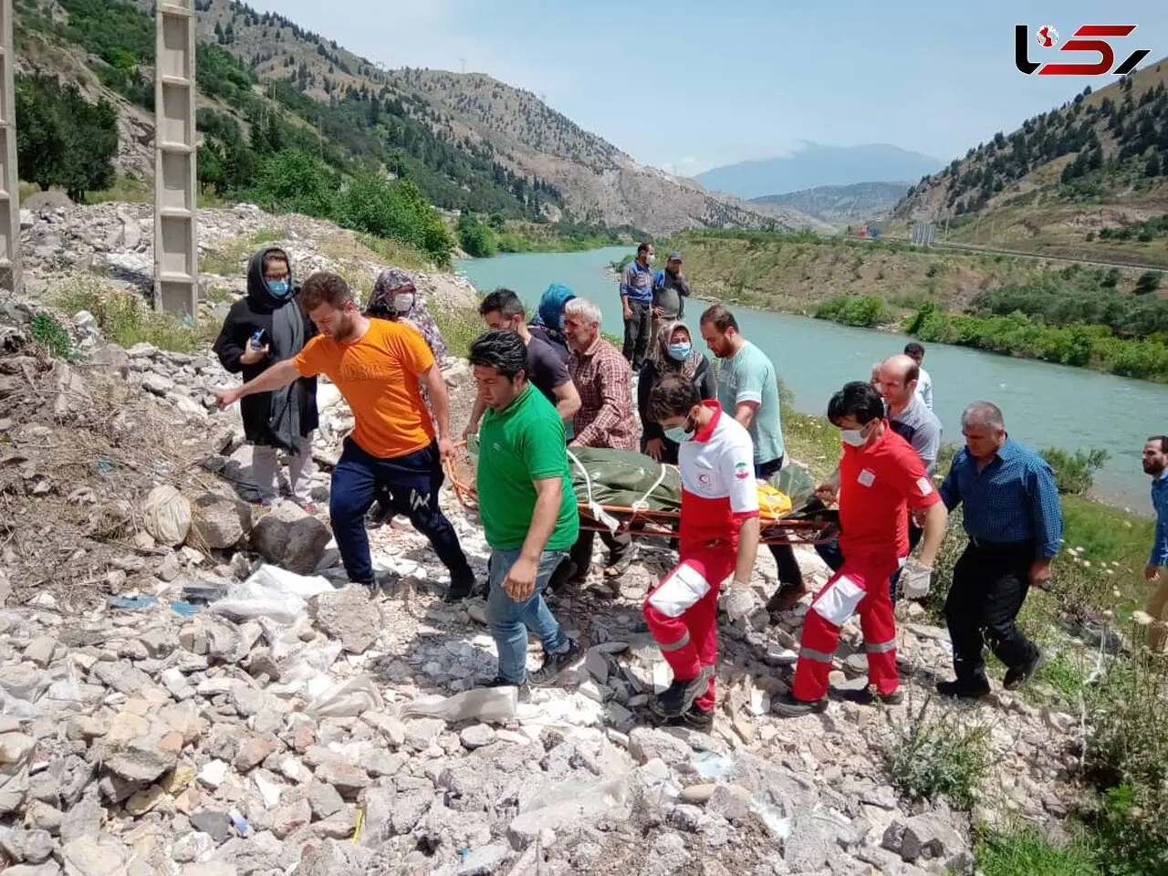 کشف جنازه یک زن در سفیدرود / علت مشخص نیست 