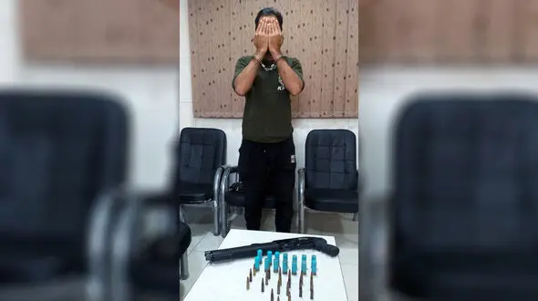 مردی با وینچستر زنش را نشانه رفت / در آبادان رخ داد + عکس
