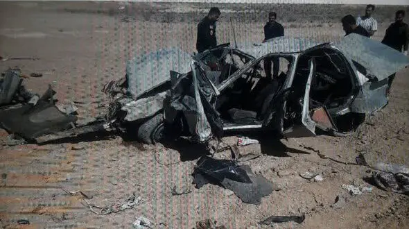 حادثه مرگبار پژو ۴۰۵ در محور سیرجان با ۱۲ سرنشین