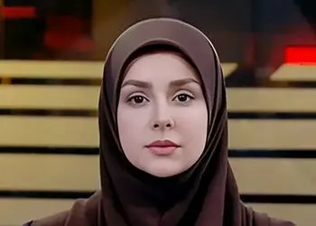 این خانم گوینده همسر دوم امید قالیباف است ! + عکس شعله رزمجو با قالیباف خارج از صدا و سیما!