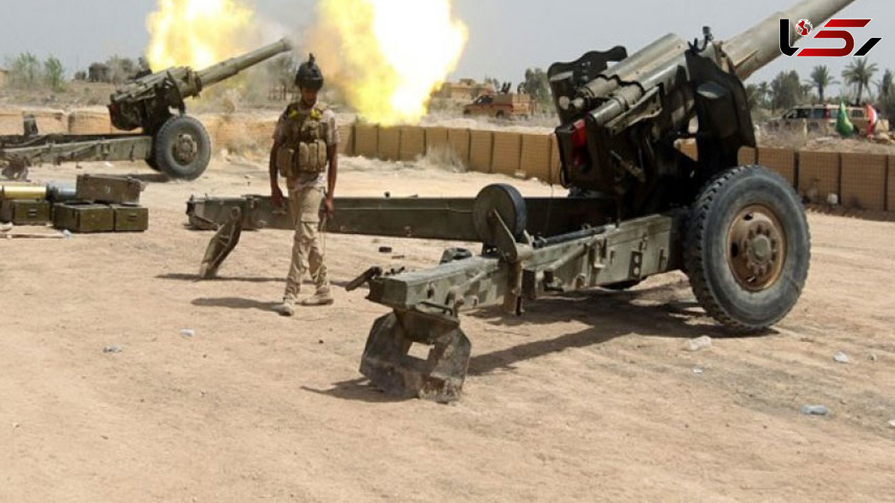  توپخانه عراق تروریست‌های داعش را در مرز سوریه هدف قرار داد 