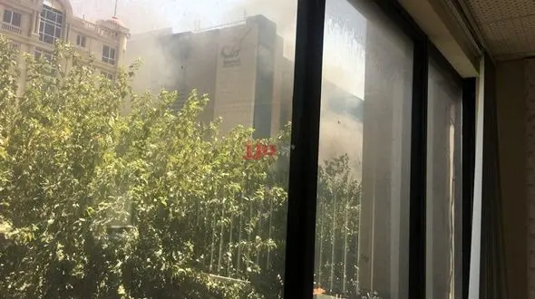 اولین فیلم از  آتش سوزی کورش + فیلم و عکس