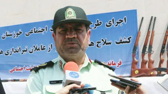 جمع آوری 130 اسلحه غیرمجاز و دستگیری 71 متهم در پاتک پلیس خوزستان+عکس