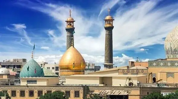عکس قدیمی از دروازه حرم حضرت عبدالعظیم