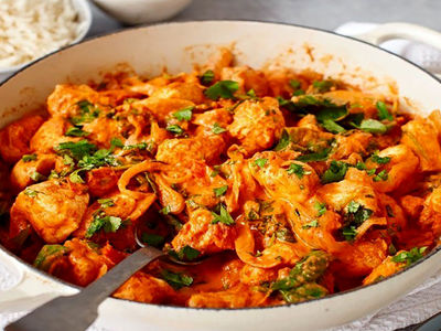 تهیه غذای مقوی و خوش‌ طعم دوپیازه مرغ + دستور رژیمی