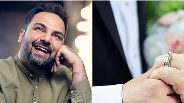 روز ازدواج احسان علیخانی لو رفت ! + فیلم