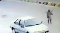 فیلم / واکنش متفاوت یک زن به دزدان خودرویش