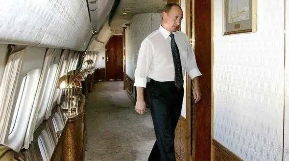 هواپیمای لوکس و دیدنی ولادیمیر پوتین + عکس