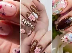 عکس مدل های جذاب ناخن گل گلی؛ 12 ایده پرطرفدار و خاص