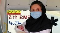 تولد نوزاد پسر در آمبولانس اورژانس ۱۱۵ دزفول