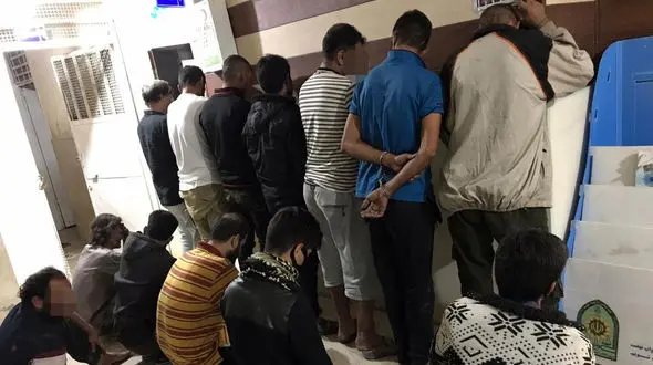پاتک پلیس آبادان به 13 تبهکار حرفه ای + عکس