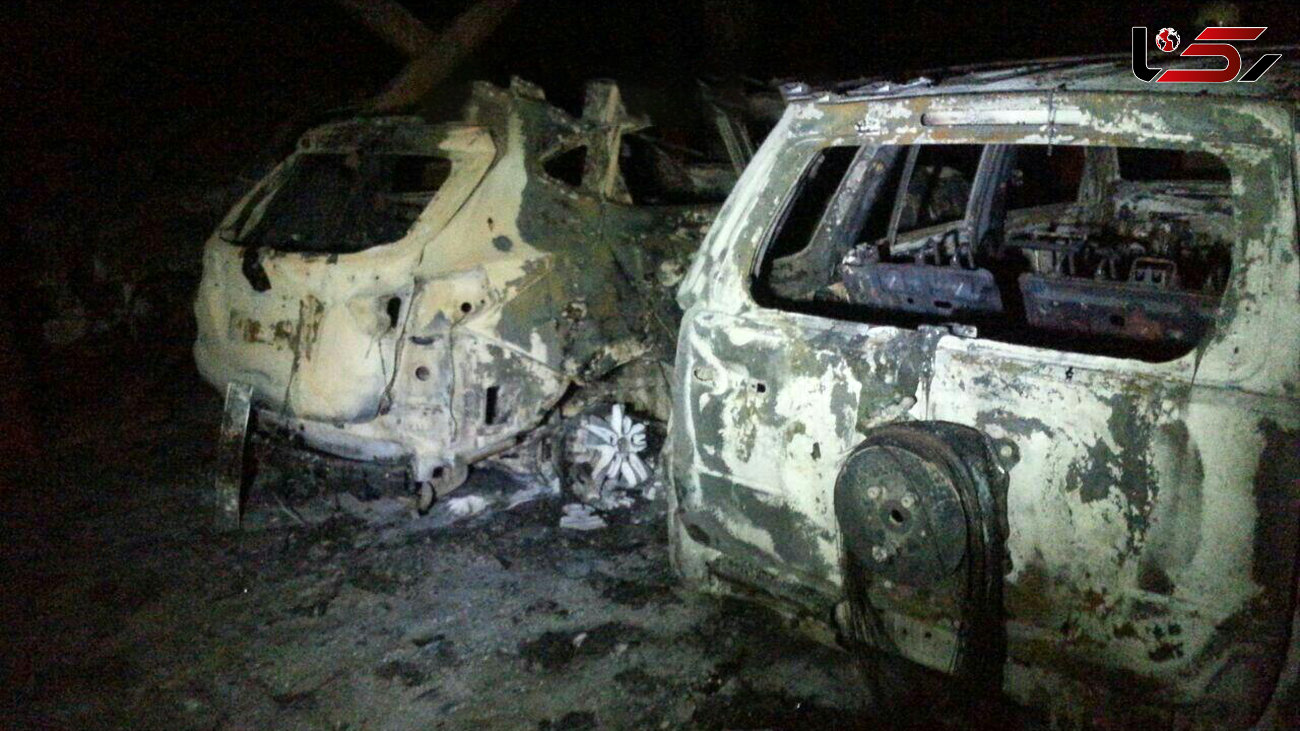 راز آتش زدن 4 ماشین لوکس در تهران چه بود؟ + عکس 