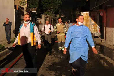 آتش‌سوزی و انفجار در کلینیک درمانی سینا اطهر