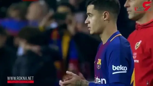 اولین حضور کوتینیو با پیراهن بارسلونا + فیلم