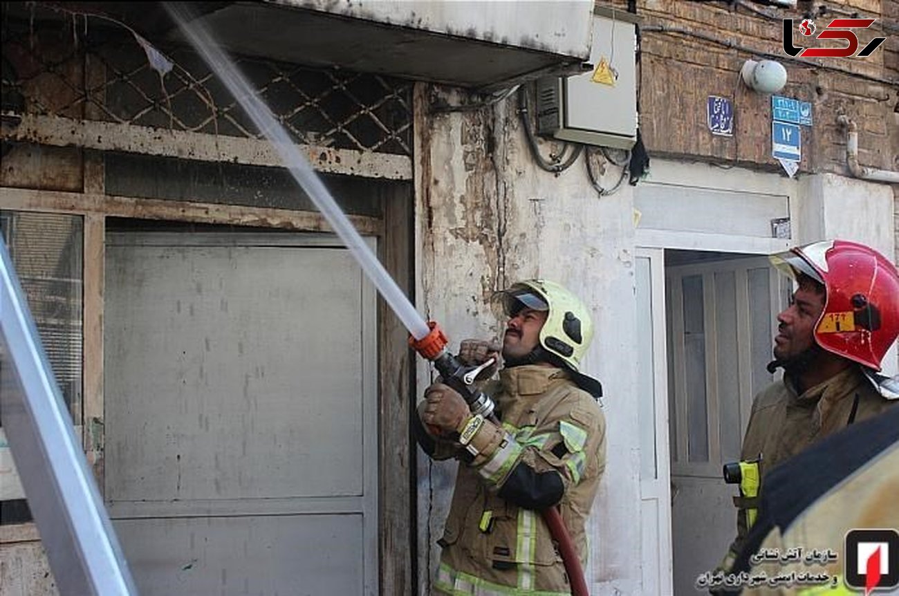 زن و مرد تهرانی زنده زنده در آتش سوختند + عکس محل حادثه
