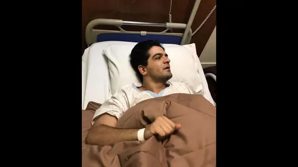 خواننده جوان موسیقی پاپ در بیمارستان بستری شد + عکس