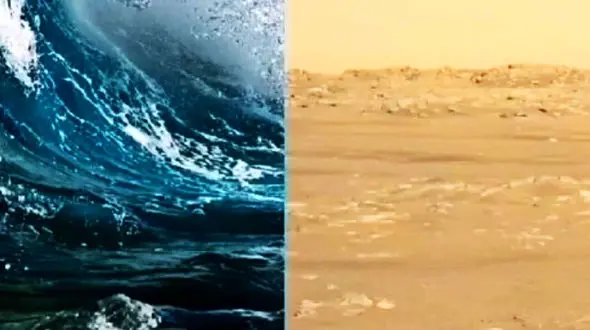 فیلمی از مقایسه صدا در زمین و مریخ