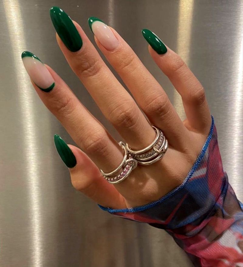 لاک ناخن ژل آیس سبز