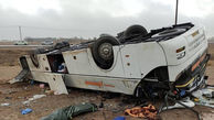 واژگونی مرگبار اتوبوس با 29 مسافر زن و مرد در اتوبان قزوین / بامداد امروز رخ داد
