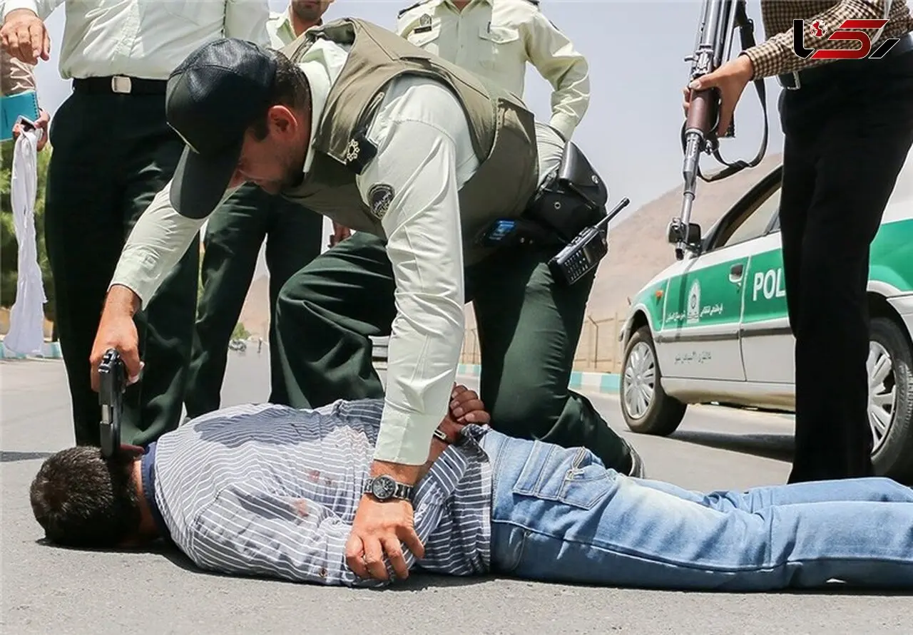قاچاقچی مواد مخدر، با شلیک پلیس پایتخت زمینگیر شد