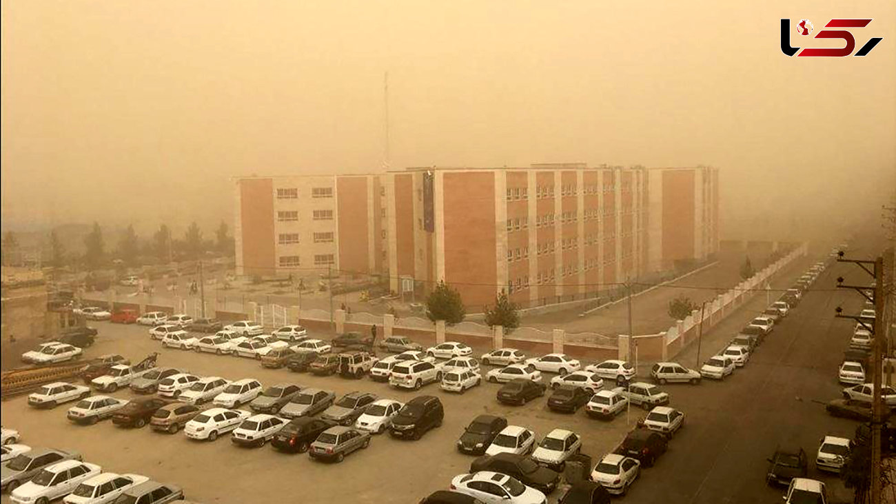 طوفان ترسناک گرد و غبار در مشهد + فیلم