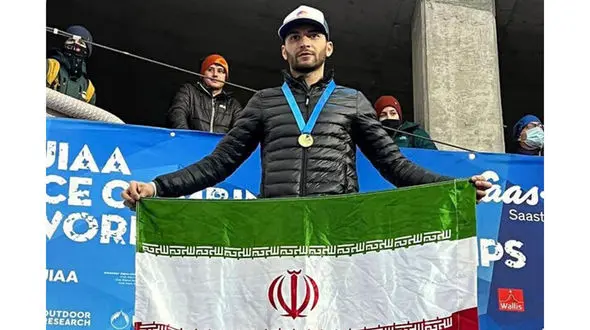 فیلم شاهکار محمدرضا صفدریان با کسب مدال طلای جام جهانی یخ نوردی
