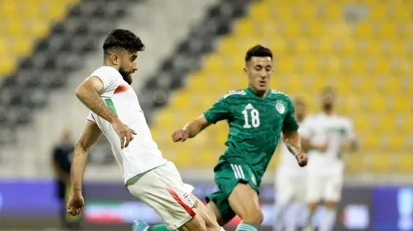 پیروزی الجزایر در نیمه نخست برابر ایران